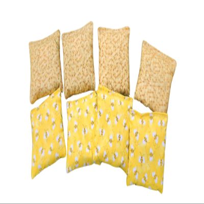Bee and Honey Comb Full Size Cornhole Bags Bean Bag toss