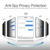 BoxWave Screen Protector Compatible with Boogie Board Play n Trace - ClearTouch Crystal Privacy (2-Pack), Privacy Screen Protector Flexible Film Clear view 3