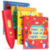 KOKODI Talking Pen Books Sets, Autism Sensory Games, Interactive Audio Sound Books Kids Learning Electronic Toys for Toddlers Kids, Early Educational Gifts Birthday Gifts for Boys Girls Age 2 3 4 5 view 1