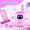 Kids Walkie Talkies Toys for Girls: Toys Walkie Talkies for Kids 2 Pack Easter Birthday Gifts Basket Stuffers for 3 4 5-7 Year Old Girls Grandkids Toy Age 4-5 6-8 Years Old Camping Purple view 3
