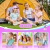 Kids Walkie Talkies Toys for Girls: Toys Walkie Talkies for Kids 2 Pack Easter Birthday Gifts Basket Stuffers for 3 4 5-7 Year Old Girls Grandkids Toy Age 4-5 6-8 Years Old Camping Purple view 4