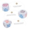 BRIGHTFUFU 25mm Drinking Game Dice Set 6 Acrylic Dice for Party Entertainment Bar Games and Gambling view 3