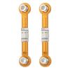 MECCANIXITY 2 Pcs Steering Servo Turnbuckle Rod RC Aluminum Alloy Linkages for HSP 1/10 94123 On-Road RC Car (Gold Tone, 38mm) view 1