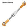 MECCANIXITY 2 Pcs Steering Servo Turnbuckle Rod RC Aluminum Alloy Linkages for HSP 1/10 94123 On-Road RC Car (Gold Tone, 38mm) view 4