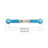 MECCANIXITY 4 Pcs Steering Servo Turnbuckle Rod RC Aluminum Alloy Linkages for HSP 1/10 94123 On-Road RC Car (Blue, 62mm) view 2