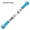 MECCANIXITY 4 Pcs Steering Servo Turnbuckle Rod RC Aluminum Alloy Linkages for HSP 1/10 94123 On-Road RC Car (Blue, 62mm) view 4