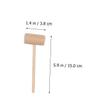 Alipis 20pcs Wooden Mini Hammers Hammers for Crafts Educational Play Safe Toy for Boys and Girls view 2