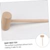 Alipis 20pcs Wooden Mini Hammers Hammers for Crafts Educational Play Safe Toy for Boys and Girls view 4