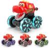 Intoypad Red Chomping Dino Monster Truck Toy  Press and Go Car with LED Light Wheels  Light-Up Push Car for Toddlers Boys Girls Ages 2 3 4 5  Dinosaur Toy with Moving Mouth Action view 1