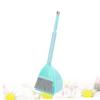 PACKOVE Broom Dustpan Set Small Broom Brushes Dust Brush Sweeper Play Kit Small Suit Cleaning Mop Cleaning Playset Blue view 2