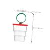 Ciieeo 2pcs Insect Observation Boxes Easy Use Insect Viewer for Activities Encourages Hands Learning and Exploration for Boys and Girls Red for School and Camping view 2