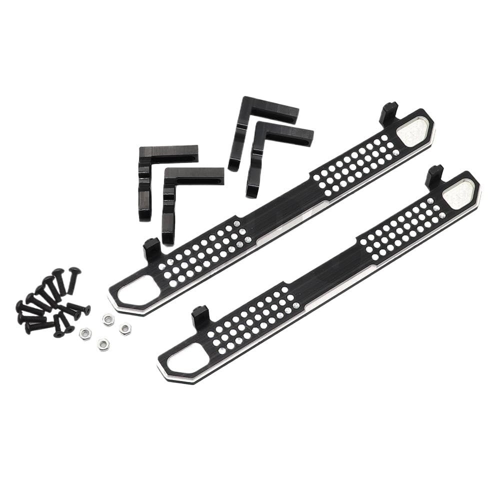 PWKSYTBJ 2 Piece Aluminum Side Metal Cleat Pedal for Trax/as TRX-4 Defender Trx4 Bronco 1/10 Scale Rc Crawler Upgraded Parts