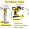 10 Pieces Hammer Balloons Drill Balloons 17 Inch Inflatable Construction Party Decorations Electric Screwdriver Decorations for Father's Day Husband Boyfriend Birthday Party view 2