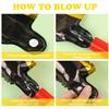 10 Pieces Hammer Balloons Drill Balloons 17 Inch Inflatable Construction Party Decorations Electric Screwdriver Decorations for Father's Day Husband Boyfriend Birthday Party view 3