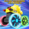 Intoypad Yellow Triceratops Dino Monster Truck  Toddler Push Car Toy with LED Wheels  Press & Go Dinosaur Toy Vehicle for Kids Ages 2 3 4 5  Chomping Mouth Light-Up Action Toy for Boys Girls view 2