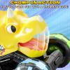 Intoypad Yellow Triceratops Dino Monster Truck  Toddler Push Car Toy with LED Wheels  Press & Go Dinosaur Toy Vehicle for Kids Ages 2 3 4 5  Chomping Mouth Light-Up Action Toy for Boys Girls view 4