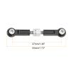 MECCANIXITY 6 Pcs Steering Servo Turnbuckle Rod RC Aluminum Alloy Linkages for A959 A969 A979 K929 1/18 On-Road RC Car (Black, 37mm) view 2
