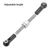 MECCANIXITY 6 Pcs Steering Servo Turnbuckle Rod RC Aluminum Alloy Linkages for A959 A969 A979 K929 1/18 On-Road RC Car (Black, 37mm) view 4