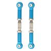 MECCANIXITY 2 Pcs Steering Servo Turnbuckle Rod RC Aluminum Alloy Linkages for HSP 1/10 94123 On-Road RC Car (Blue, 62mm) view 1