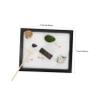 BCOATH Sandbox Sand Art Ornaments Home Office Desktop Adornment Decorative Pendulum for Meditation Zen Desk Decor view 2