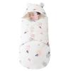 DUDUELITE Baby Swaddle Blanket with Hood,Suitable for newborns,boys and girls,Soft Cotton Sleep Sack (fruit) view 1