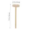CIYODO 36Pcs Wooden Mallet Hammer Interactive Pounding Tools for Parent Play Muscle Development and Fun Shell Knocking Activities view 3