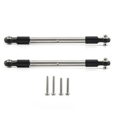 304 Stainless Steel Front Steering Adjustable Tie Rod Link Rod Linkage 8997 for TRAXXAS Maxx 2.0 WideMaxx 1/10 RC Car Upgrade