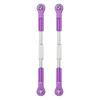 MECCANIXITY 2 Pcs Steering Servo Turnbuckle Rod RC Aluminum Alloy Linkages for HSP 1/10 94123 On-Road RC Car (Purple, 96mm) view 1