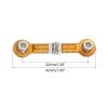 MECCANIXITY 3 Pcs Steering Servo Turnbuckle Rod RC Aluminum Alloy Linkages for HSP 1/10 94123 On-Road RC Car (Gold Tone, 32mm) view 2