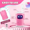 Kids Walkie Talkies Gifts for Girls: Toys Walkie Talkies for Kids 2 Pack Easter Birthday Gifts for 3 4 5-7 Year Old Girls Grandkids Toys Age 4-5 6-8 Years Old Basket Stuffers Pink view 3