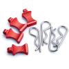 RC Car Parts Compatible with Axial SCX6 AXI05000 1/6 RC Crawler Car Upgrade Parts 4PCS RC Car Shell Body Clips Pins Housing Latch R Buckles Fixed(Red) view 3