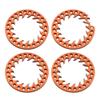 4PCS Aluminum Alloy 1.9 Inch Beadlock Wheel Outer Ring for 1/10 RC Crawler Axial SCX10 TRX4 TRX6 D90 CC01 1.9 Wheels Hub(G-4) view 2