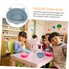 LIOOBO Suction Baby Bowl for Toddlers Food-Grade Silicone Infant Feeding Bowl Non-Slip Base Dishwasher Safe for Easy Cleaning for Home and Travel view 4