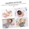 SUPVOX Hand Grip Wooden Car Toy Grasping Plaything for Smooth Edges Design for Hand-Eye Coordination and Imaginative Play for Toddlers view 2