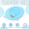 Seenelling Kids Maze Balance Board Plastic Wobble Rocker Balance Board with Mini Balls Load 170lb for Balancing Exercise Equipment Game Boys Girls Physical Therapy 18.5 x 14.57 Inch(Blue,Round) view 2