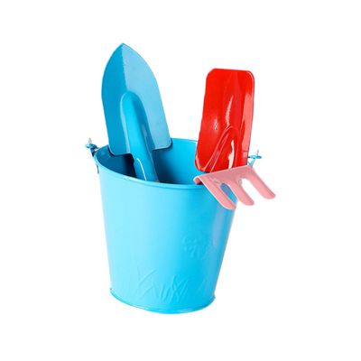 FOYTOKI 1Set Mini Gardening Tools Metal Shovel Hoe Rake for Planting Fun for Little Hands for Outdoor Activities