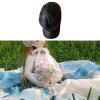 1/6 Scale Action Figure Hat, Black Rubber Baseball Cap for 12'' Dolls view 4