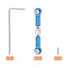 MECCANIXITY 6 Pcs Steering Servo Turnbuckle Rod RC Aluminum Alloy Linkages for A959 A969 A979 K929 1/18 On-Road RC Car (Blue, 37mm) view 3