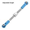 MECCANIXITY 6 Pcs Steering Servo Turnbuckle Rod RC Aluminum Alloy Linkages for A959 A969 A979 K929 1/18 On-Road RC Car (Blue, 37mm) view 4