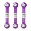 MECCANIXITY 3 Pcs Steering Servo Turnbuckle Rod RC Aluminum Alloy Linkages for HSP 1/10 94123 On-Road RC Car (Purple, 32mm) view 1
