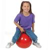 ERINGOGO Inflatable Bounce Ball with Handle Red PVC Hop Ball for Boy Girl Promotes Coordination and Balance for Indoor and Outdoor Fun view 1