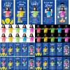 CroBlissful 50 Sets Little Jesus Figures Glow in The Dark with Let Your Light Shine Cards Luminous Mini Rubber Jesus Figurines Toys for Hide and Seek Sunday Religious Gift (Open Arms;Blue Card) view 1