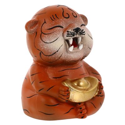 BESPORTBLE Ceramic Tiger Piggy Bank for Boys and Girls Coin Jar Adorable Design Home Decor for Saving Coins for Birthdays and Holidays