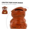BESPORTBLE Ceramic Tiger Piggy Bank for Boys and Girls Coin Jar Adorable Design Home Decor for Saving Coins for Birthdays and Holidays view 3