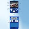 CHEOTIME Retro Handheld Game Console, 3.5 Inch Screen Portable Pocket Game Console Mini Retro Video Console for Entertainment (Blue Transparent) view 2