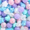 Heopeis Star Ball Pit Balls 200 Count Plastic Balls for Toddlers Phthalate Free BPA Free Crush Proof Balls for Kids Ball Pit Play Tent Indoor Outdoor view 1