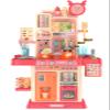 Play Kitchen for Toddlers, Kids Kitchen Playset Toddler Girl Toys with Cooking Stove Steam, Sink and Food Pretend Cooking Set Toy for 3 4 5 Year Old Kid Birthday (Red) view 1