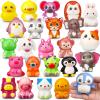 24 Pack Squishy Toys, Kawaii Squishys Slow Rising Animals, Soft Squeeze Stress Relief Toy, Goodie Bag Stuffer Birthday Xmas Party Favors Gifts Treasure Chest Classroom Prizes view 1