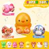 24 Pack Squishy Toys, Kawaii Squishys Slow Rising Animals, Soft Squeeze Stress Relief Toy, Goodie Bag Stuffer Birthday Xmas Party Favors Gifts Treasure Chest Classroom Prizes view 2