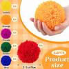 FRESHBALL 24 Pcs Kickball Dodgeballs 4 Inches Soft Acrylic Yarn Dodgeballs Playground Balls Large Hand Ball Physical Education Equipment for Adults Handball Outdoor Game Indoor Play, 6 Colors view 2